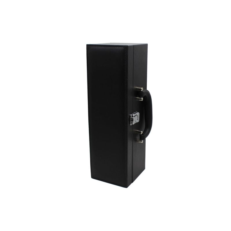 CFWB2 - Caixa de Vinho 1 garrafa preta lisa