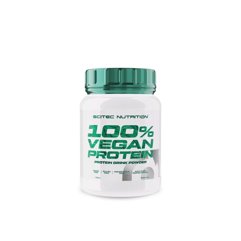 100% Vegan Protein 1000g Biscoito pera S.N