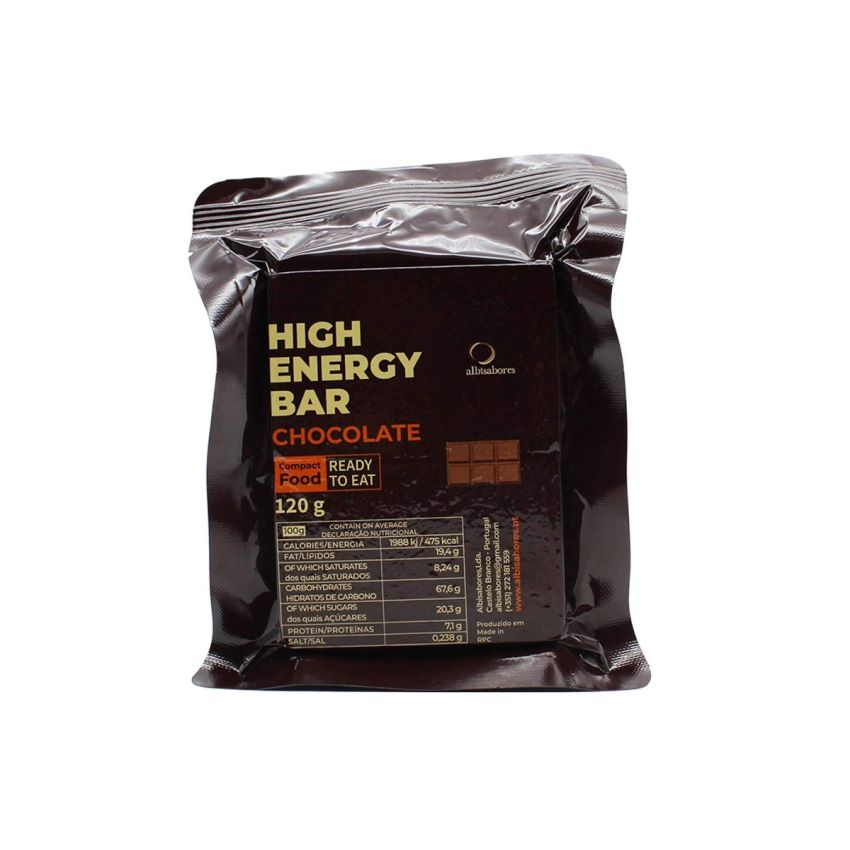 Barra Energética de Chocolate 120g