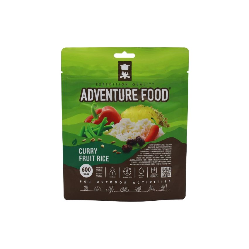 Arroz com caril e frutas 140g Adventure Food