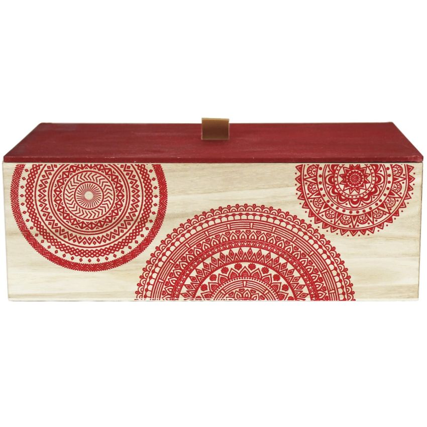 Caixa madeira mandalas