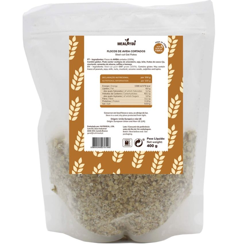 Flocos de Aveia Cortados Meal4You 400g
