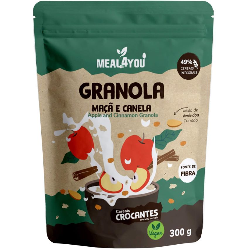 Granola de Maçã e Canela Meal4You 300 g