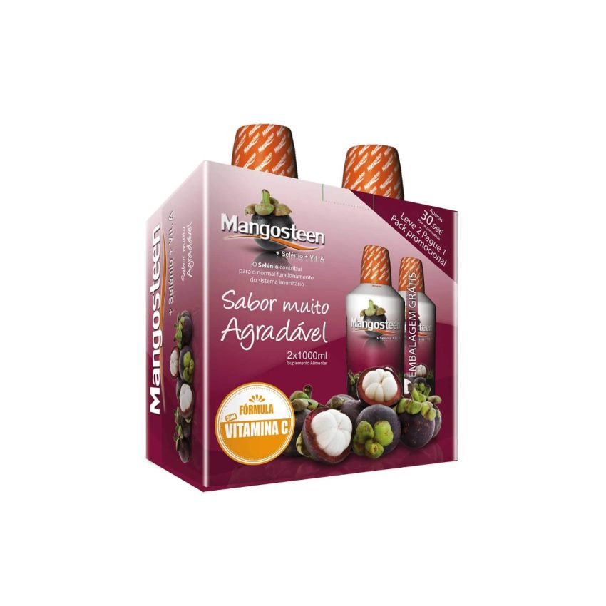 Pack Mangosteen+Selenio+Vit.A 1000ml F.N.