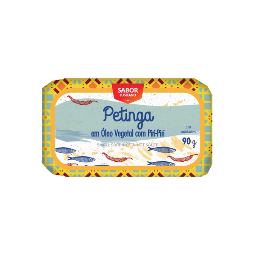 Petinga em Óleo Picante Sabor Lusitano 90g
