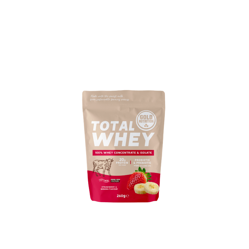 Total Whey Morango Banana 260g G.N